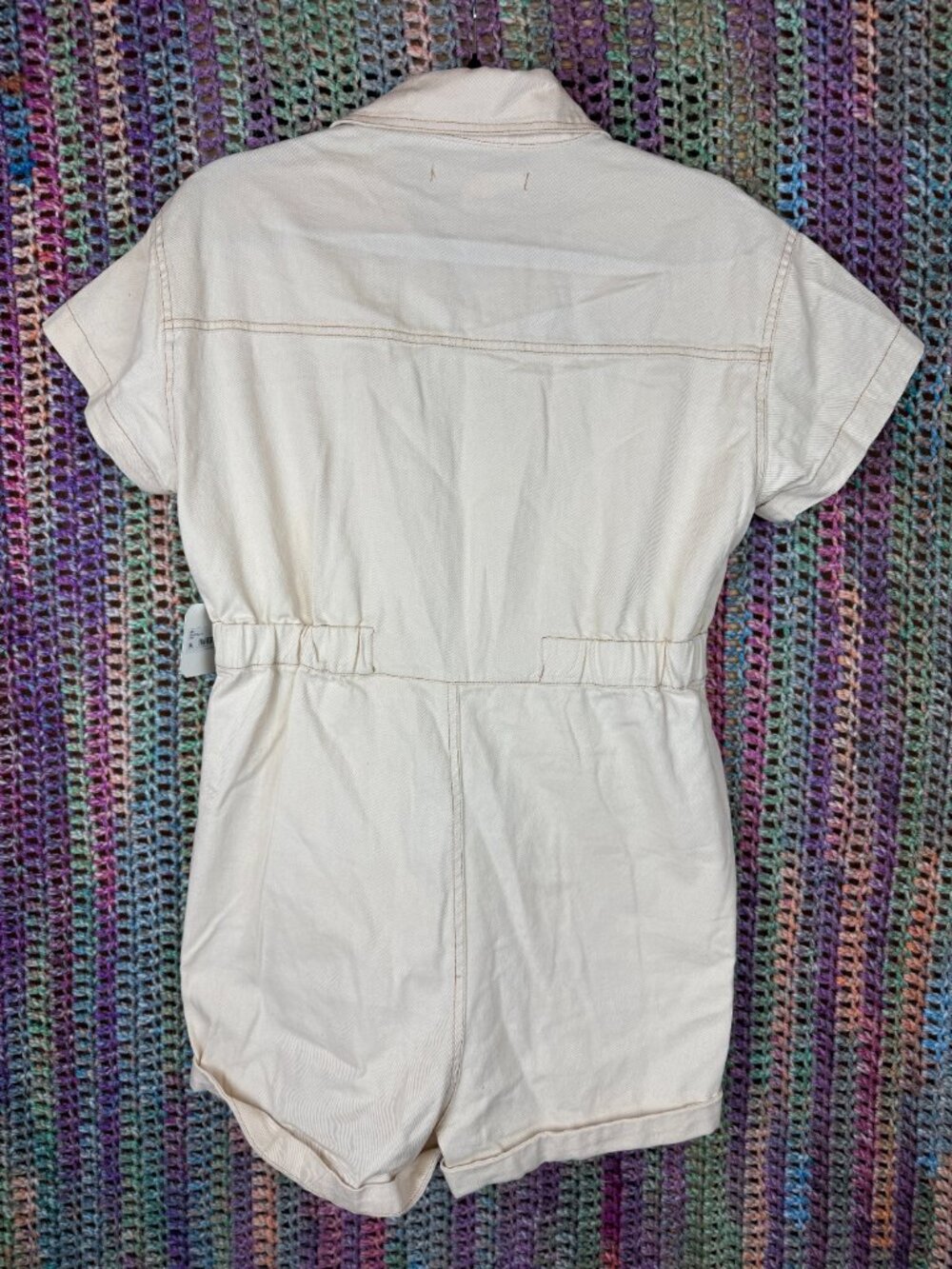Altar'd State Denim Romper NWT (Size S) - Picture 5 of 5